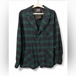 Vintage Pendleton Pure Virgin Wool Chore Blazer Jacket